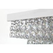 Plafon Cuadrado Piazza Pietra Cristal Lámpara led G9 220V 8x4W