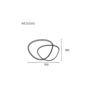 Plafón Montana - Nevada LED